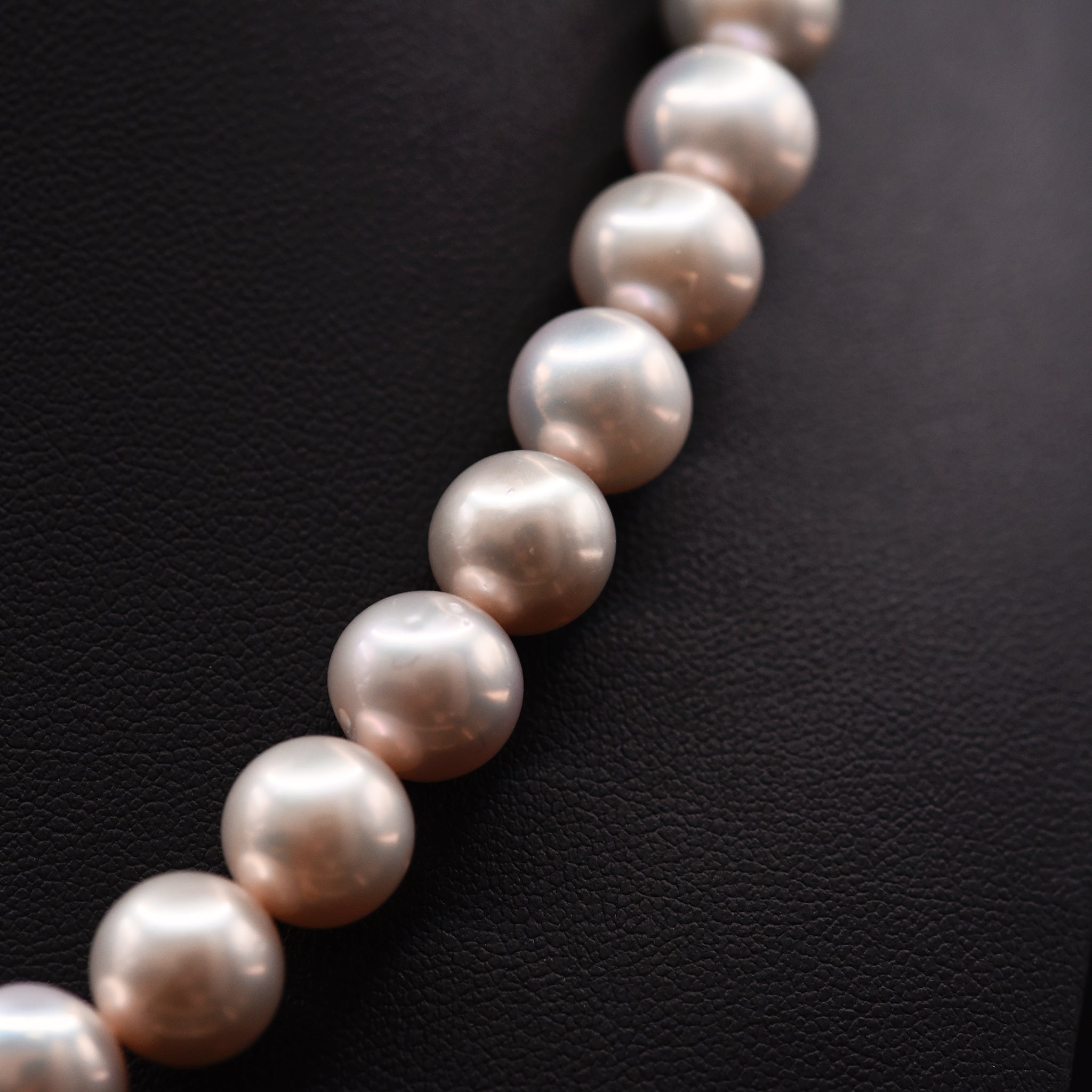 11mm Off Round Pink Loose Pearl String