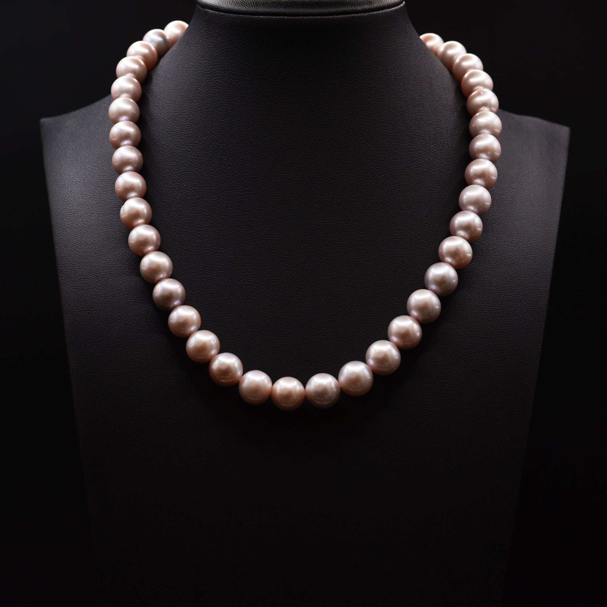 11mm Off Round Pink Loose Pearl String