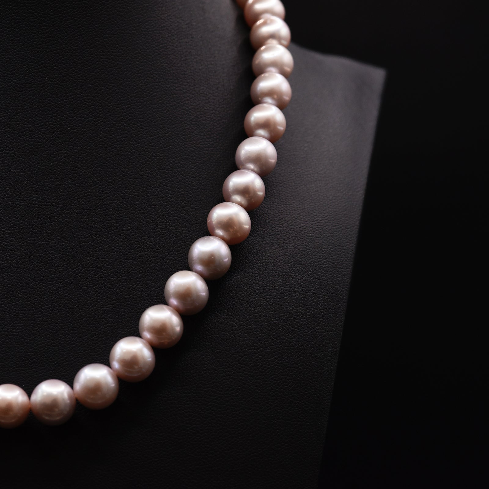 11mm Off Round Pink Loose Pearl String