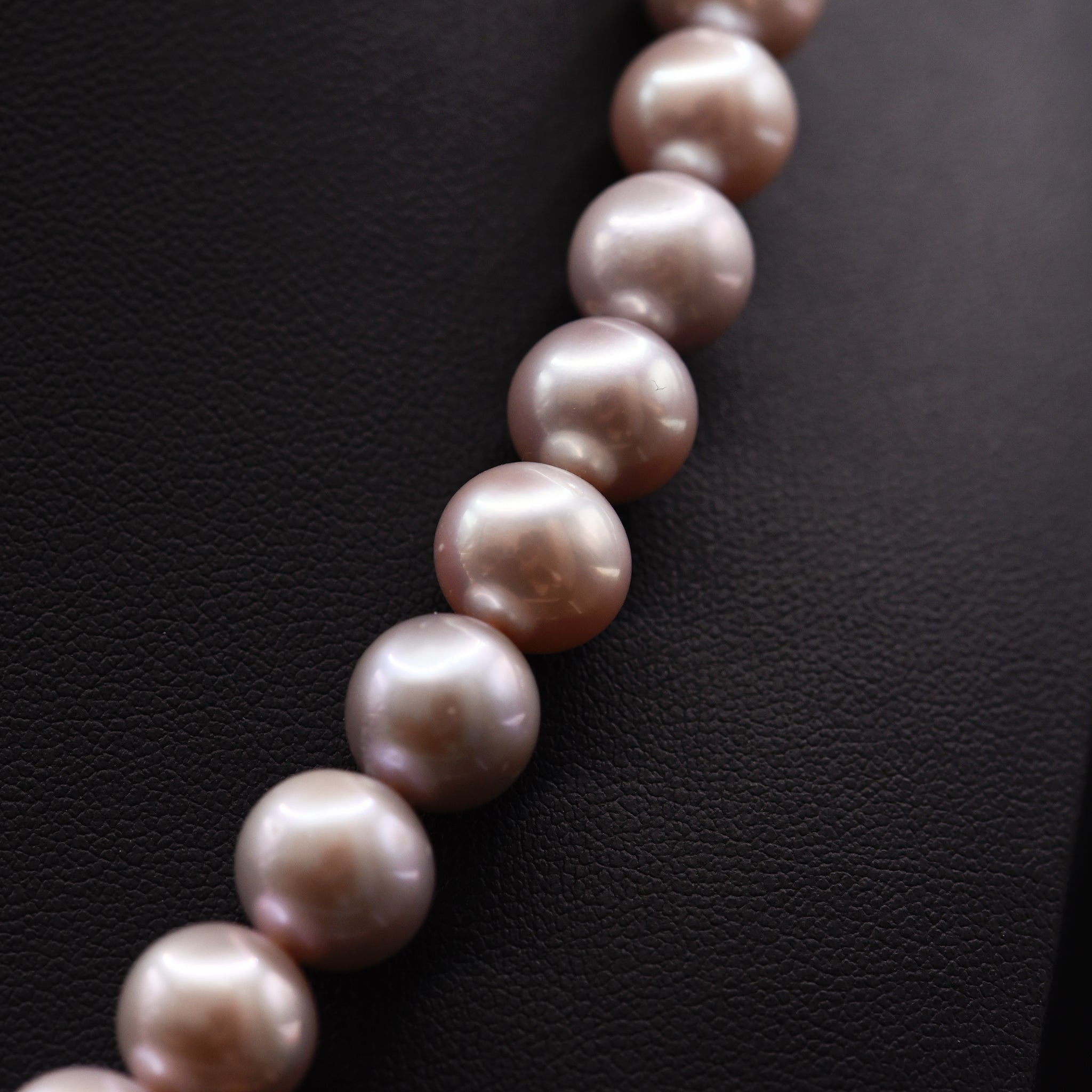 11mm Off Round Pink Loose Pearl String