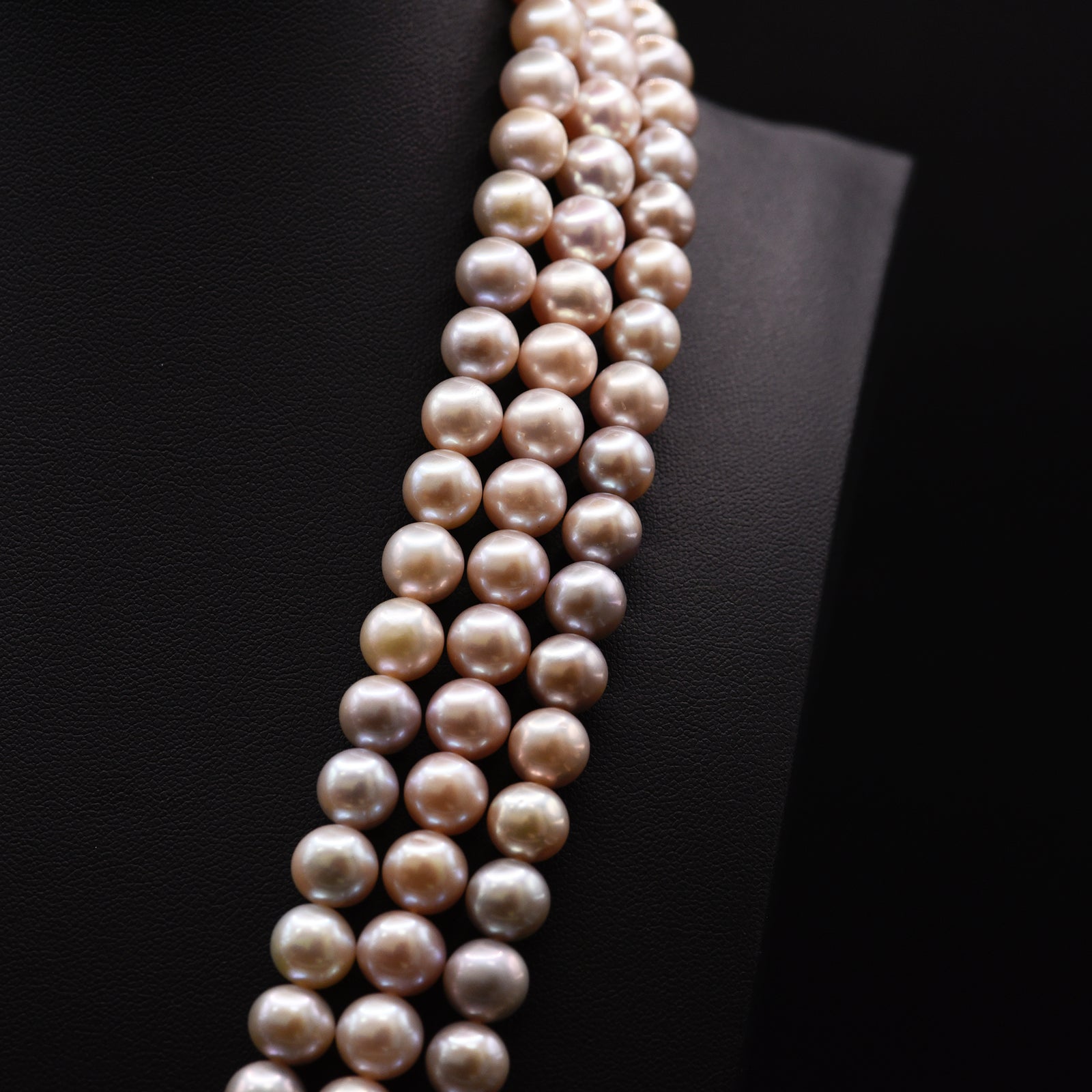 9mm Off Round Mixed Loose Pearl String