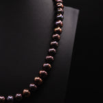 11mm Off Round Black Loose Pearl String