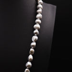 11mm Baroque Grey Loose Pearl String