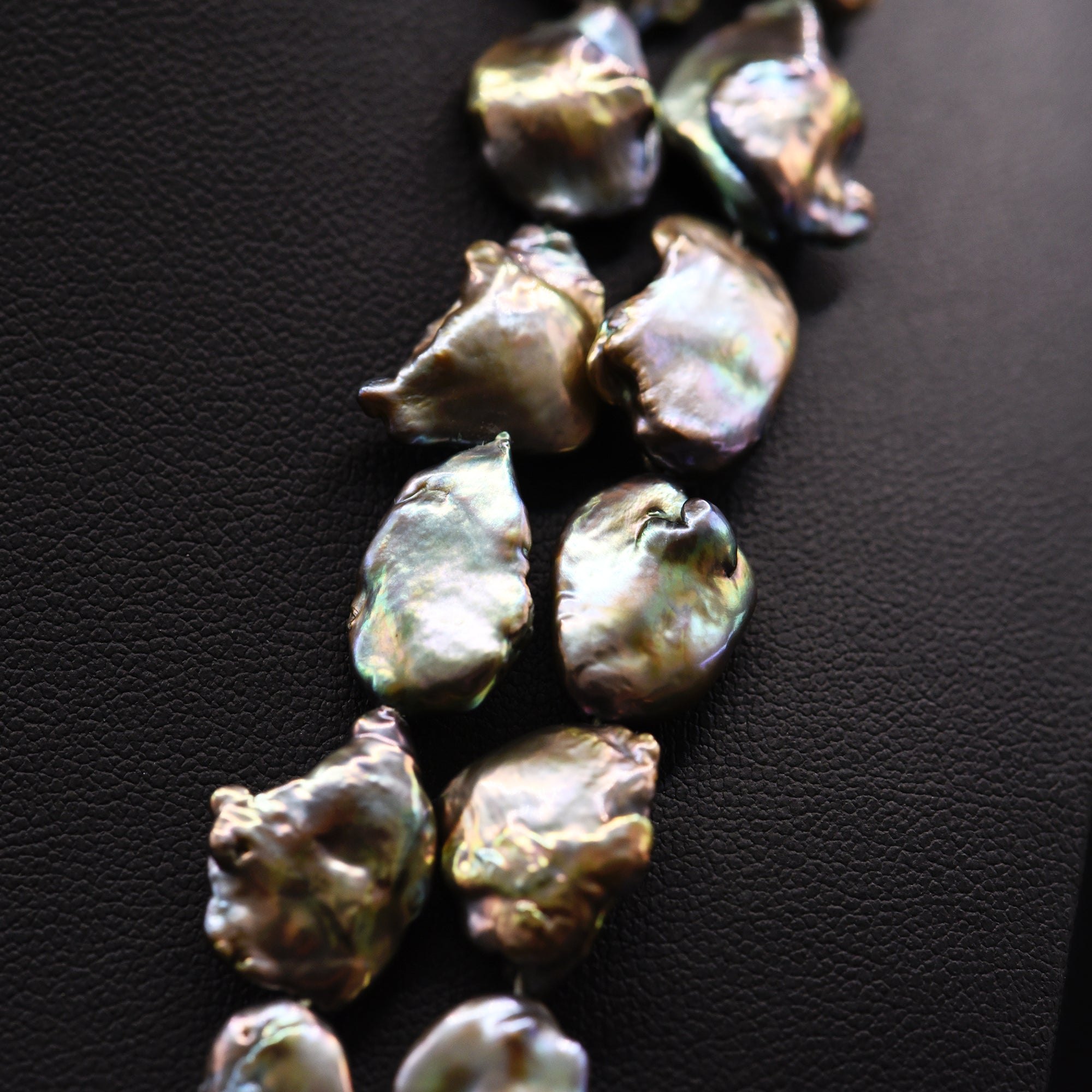 12mm Baroque Grey Loose Pearl String