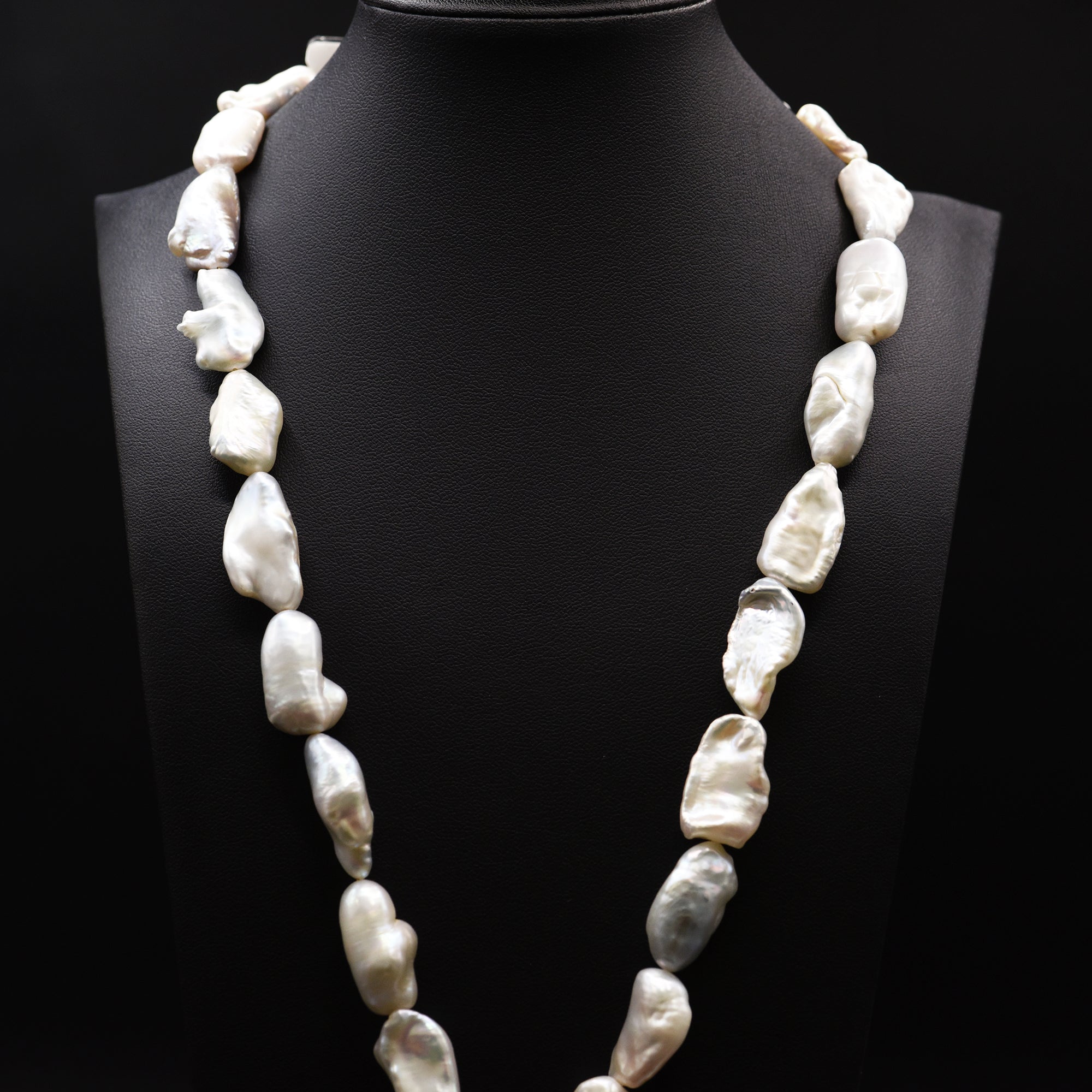 16mm Baroque White Loose Pearl String