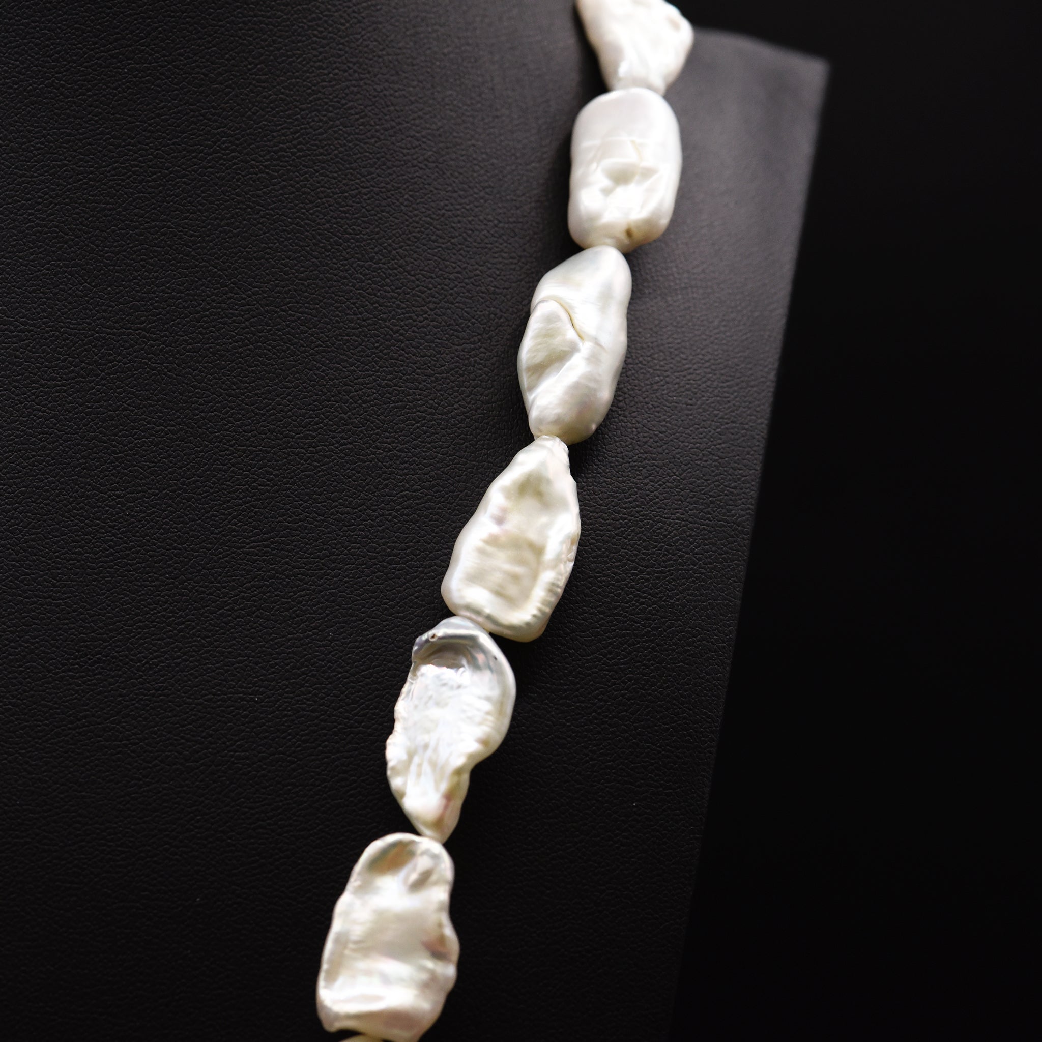 16mm Baroque White Loose Pearl String