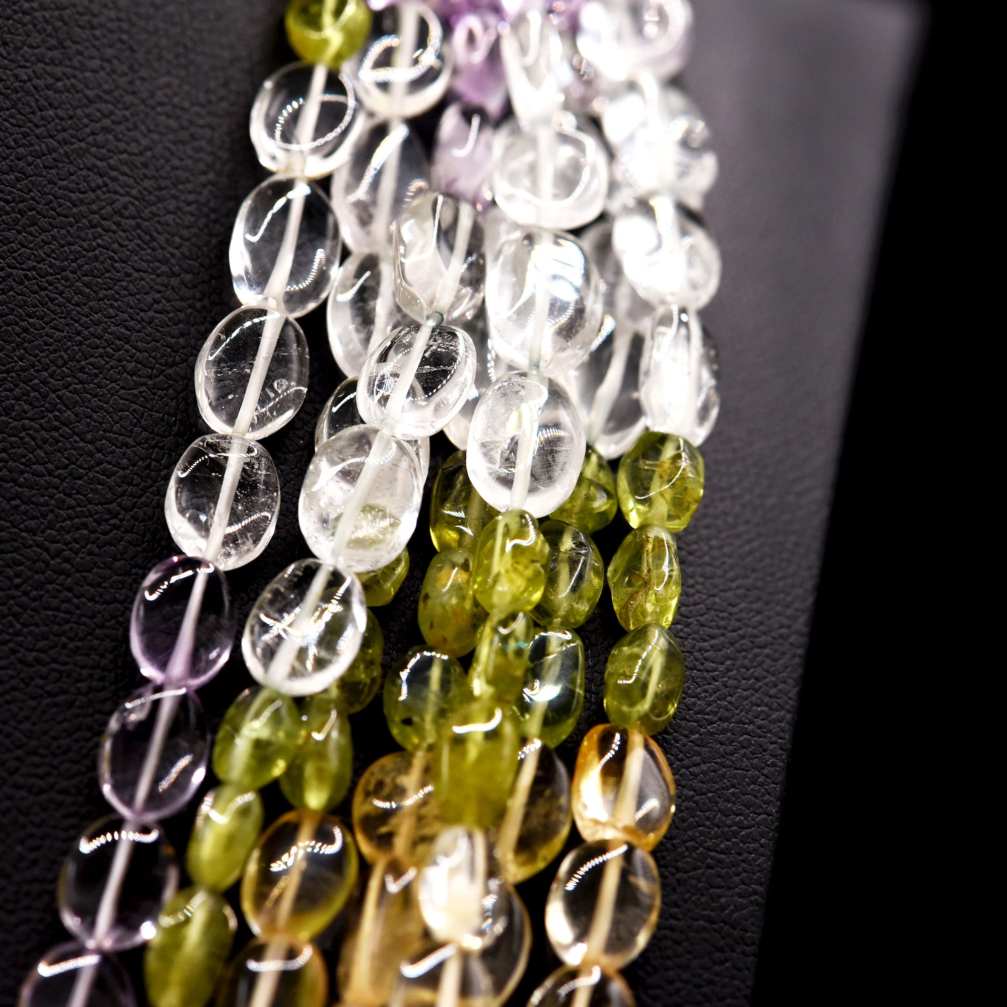 11x7 Oval Mixed Bead Strings