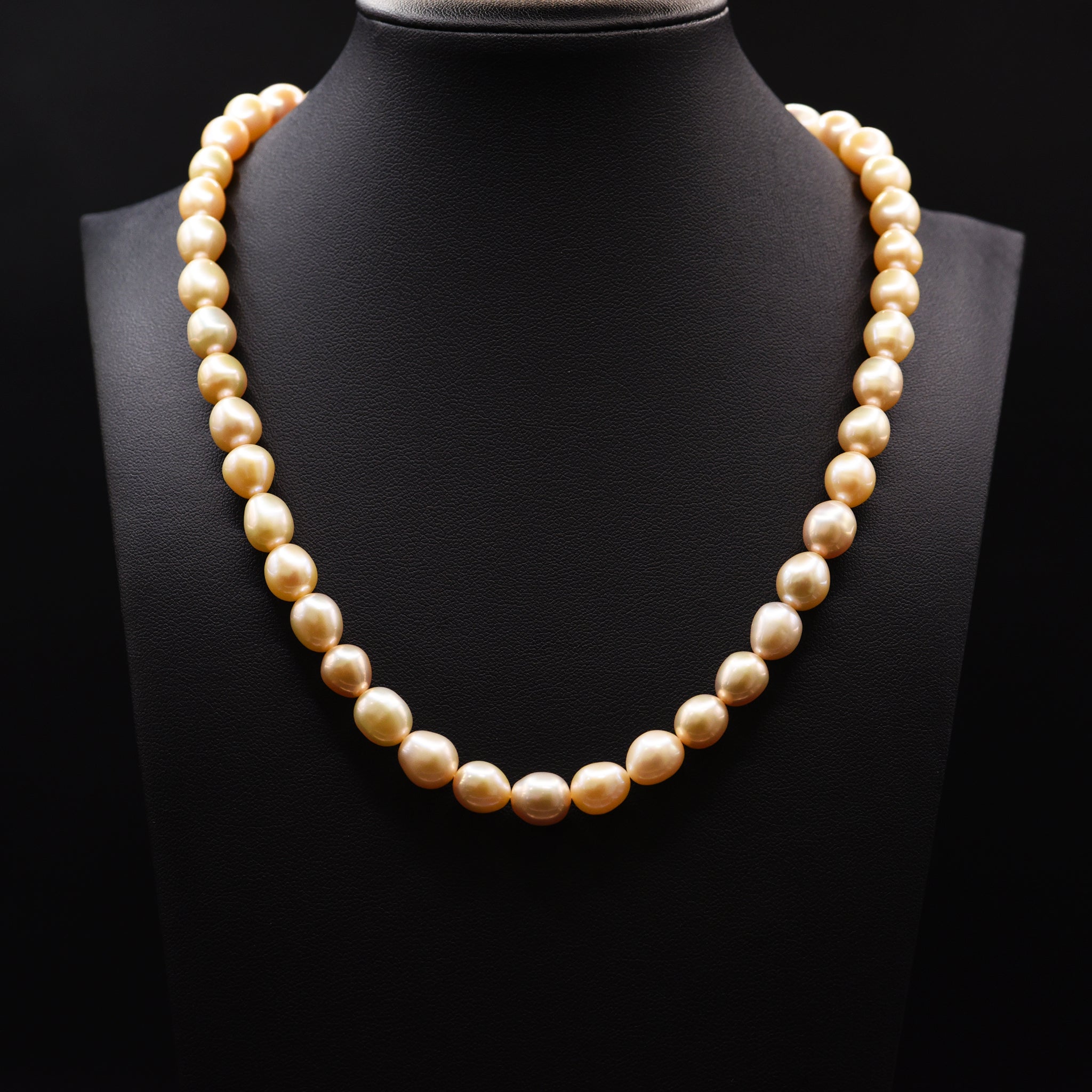 9mm Rice Peach Loose Pearl String