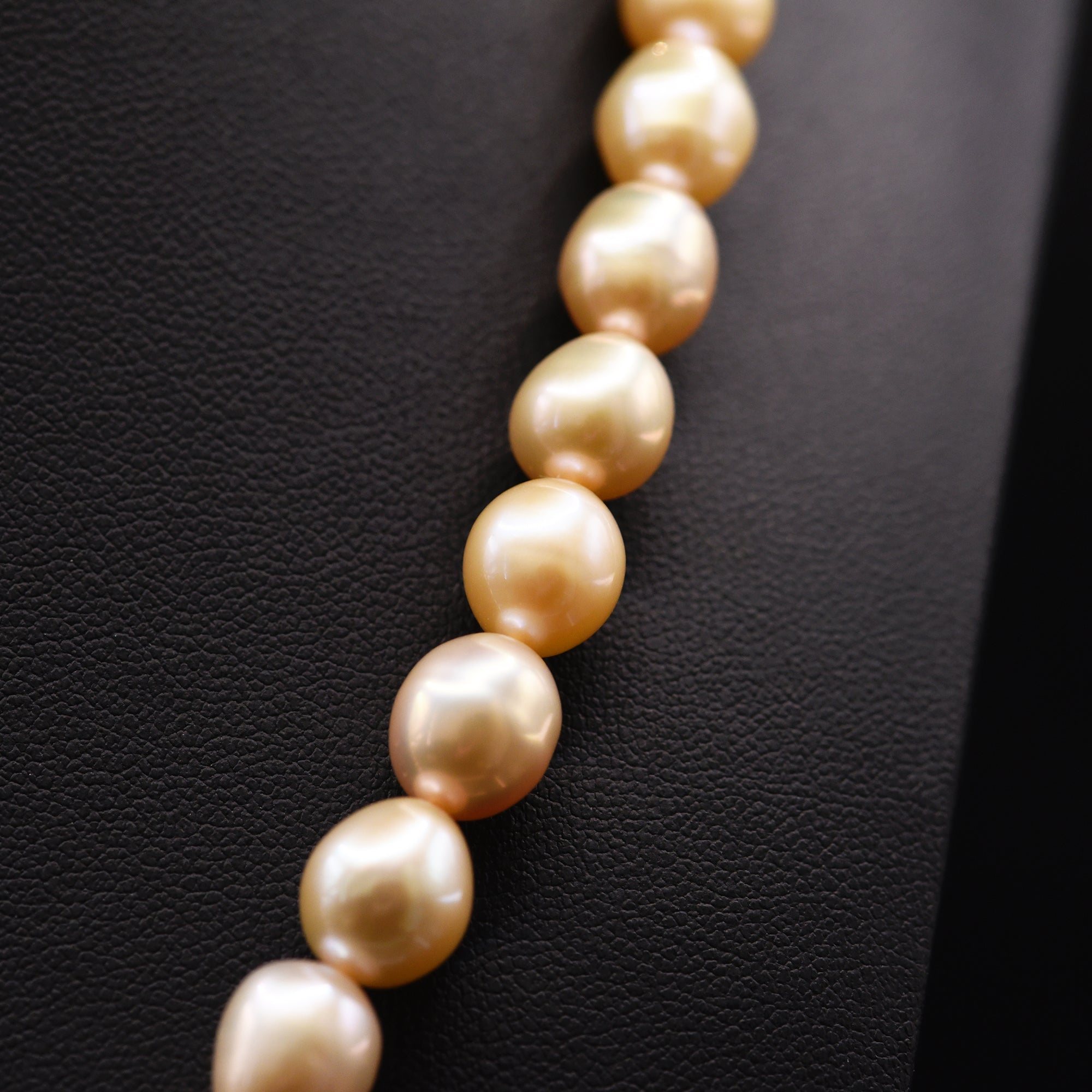 9mm Rice Peach Loose Pearl String