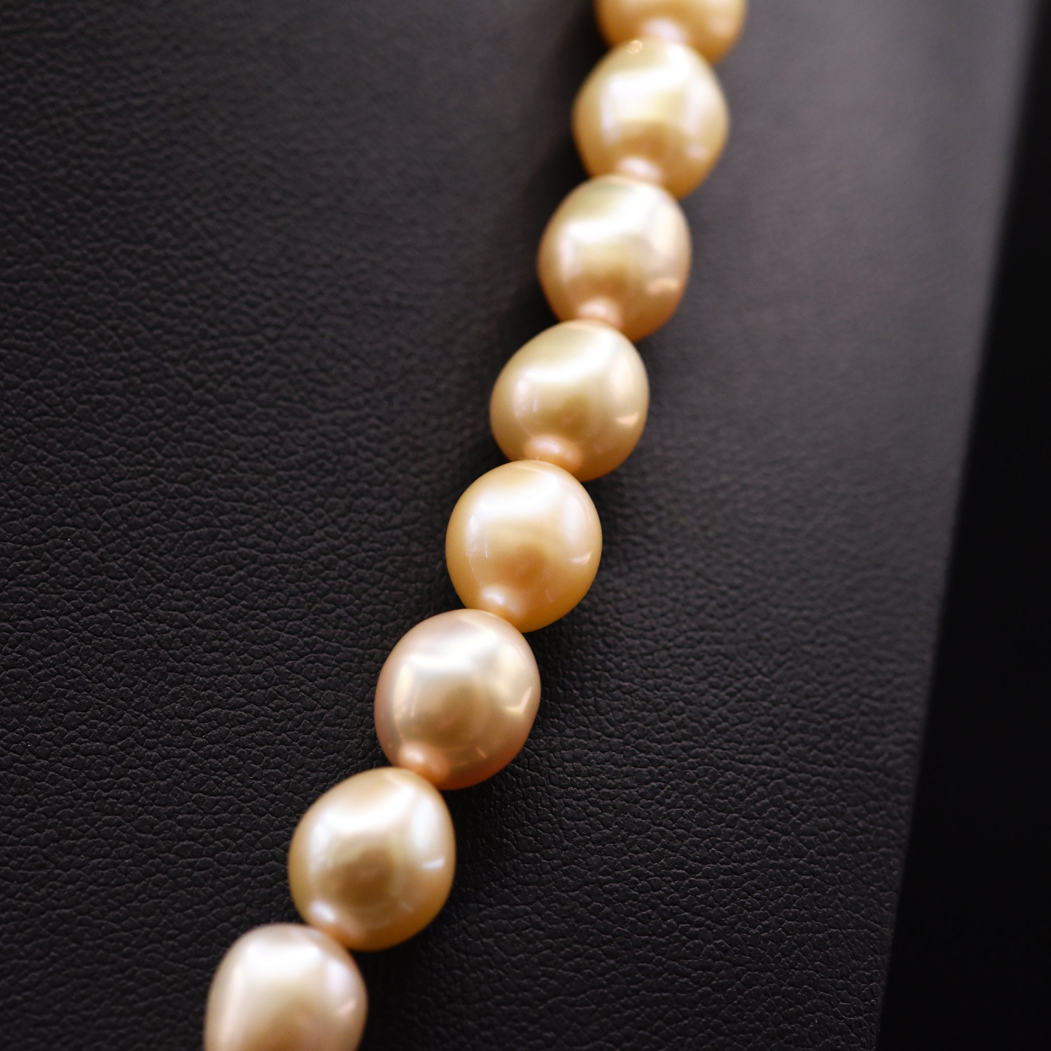 9mm Rice Peach Loose Pearl String