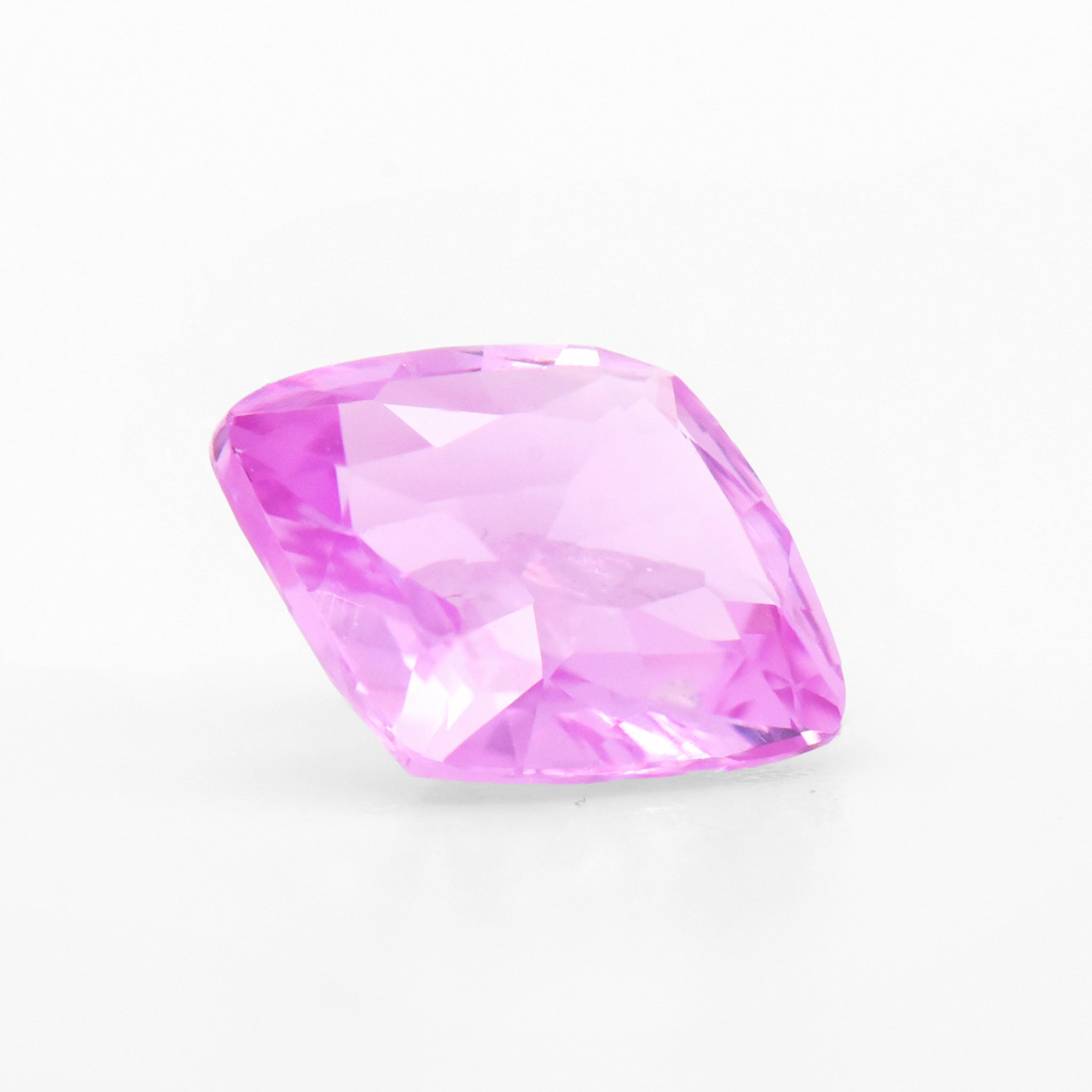 1.02cts 5.9x6mm Cushion Faceted Pink Sapphire