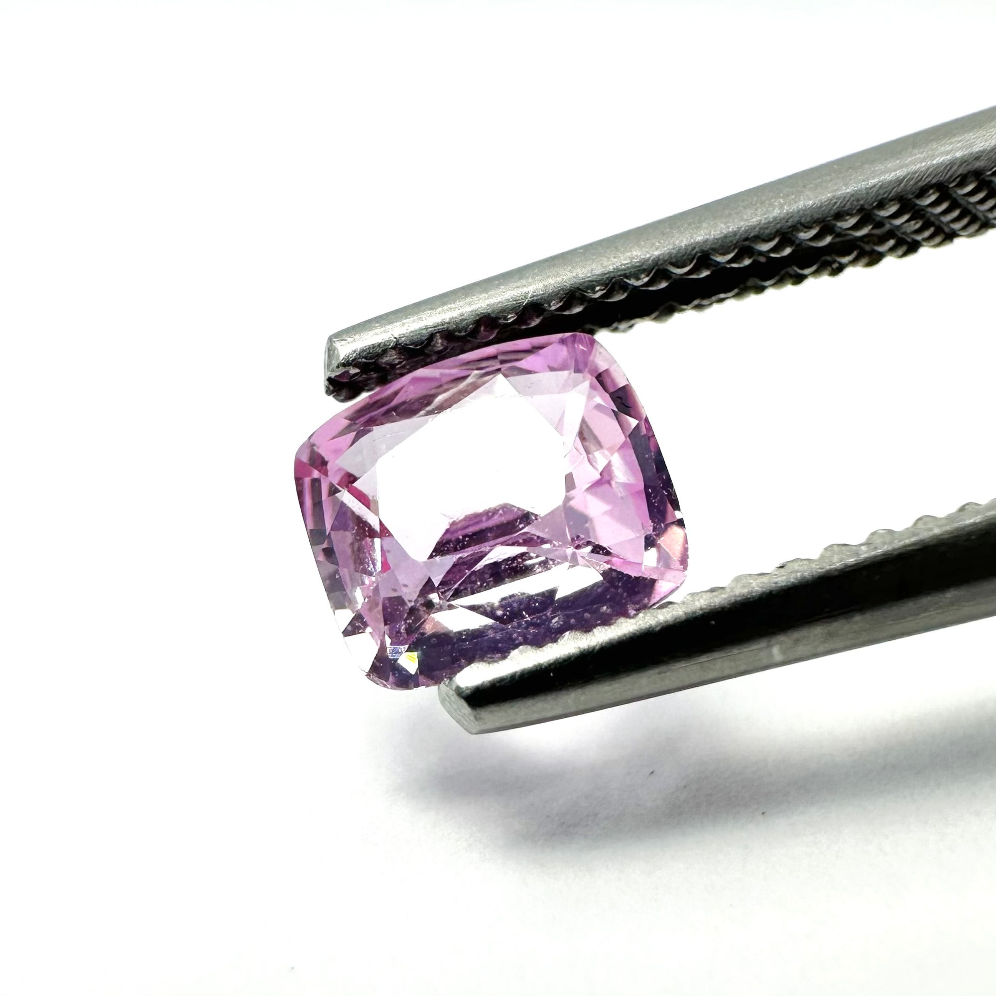 1.21cts 6.5x6mm Cushion Faceted Pink Sapphire