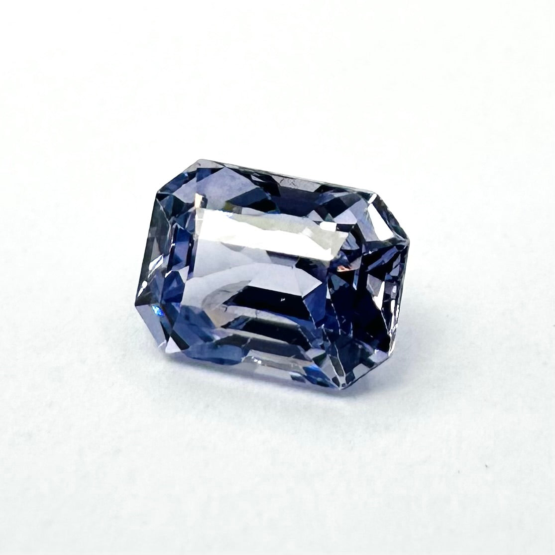 0.96cts 6.29x4.61 Octagon Faceted lavender Spinel