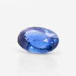 0.82cts 6.5x4.6mm Oval Faceted Blue Sapphire
