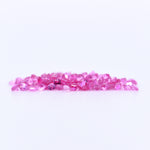 1.5mm Round Diamond Cut Pink Sapphires