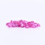 2mm Round Diamond Cut Pink Sapphires