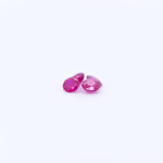 3.25mm Round Diamond Cut Pink Rubies