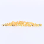 1.25mm Round Diamond Cut Yellow Sapphires