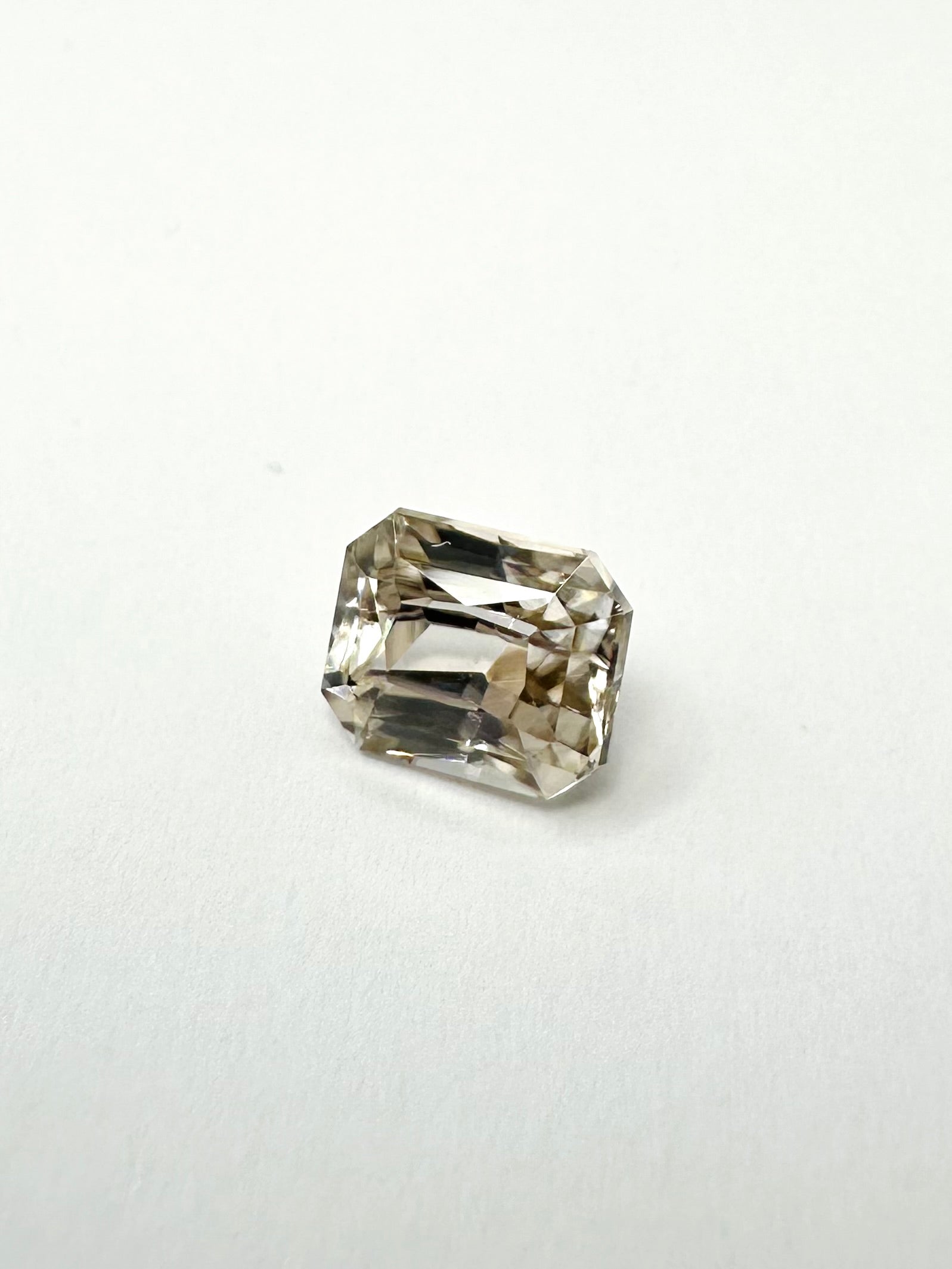 4.00cts 8.67x7.08 Octagonal Champagne Zircon