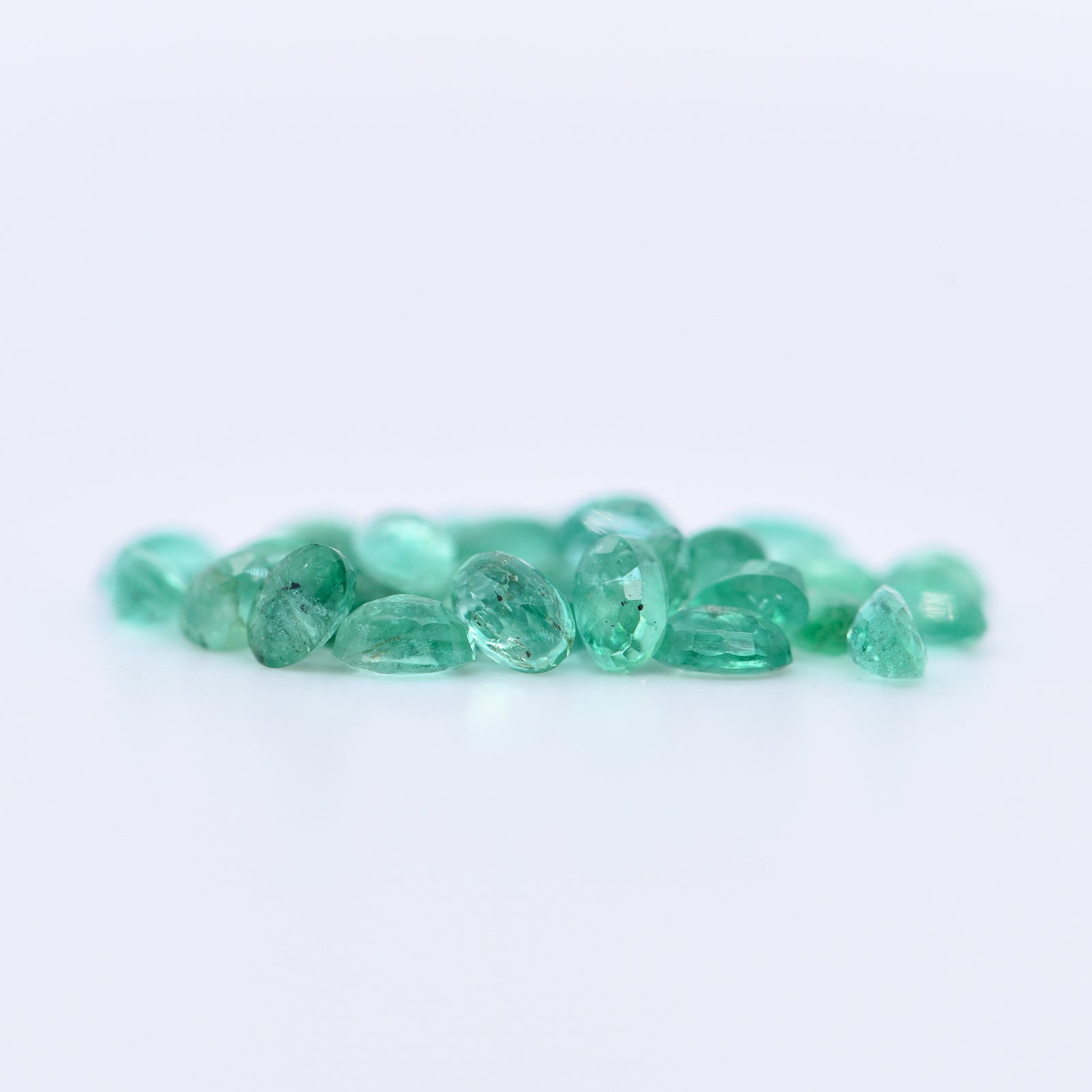 3x2 Oval Faceted Emeralds