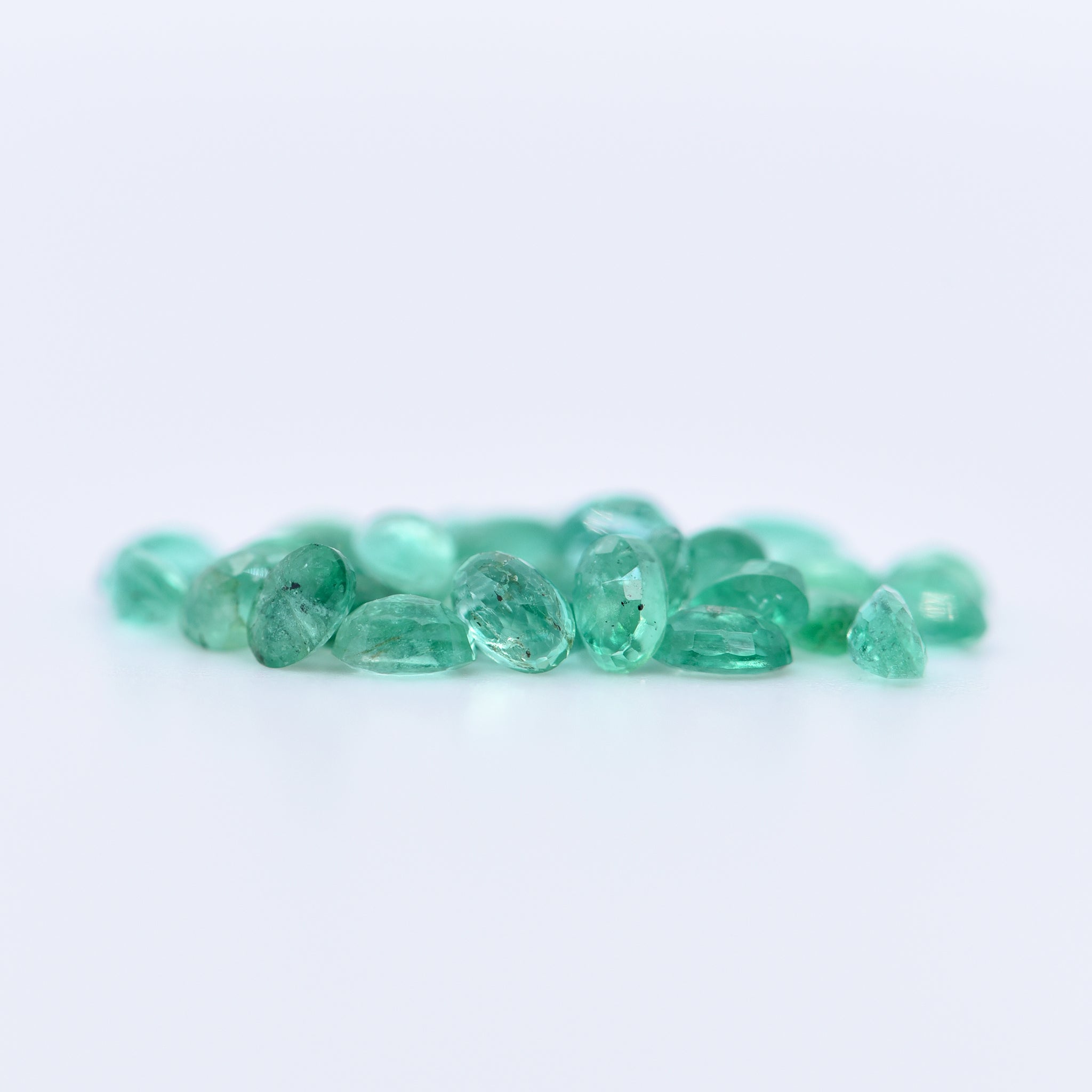 3x2 Oval Faceted Emeralds