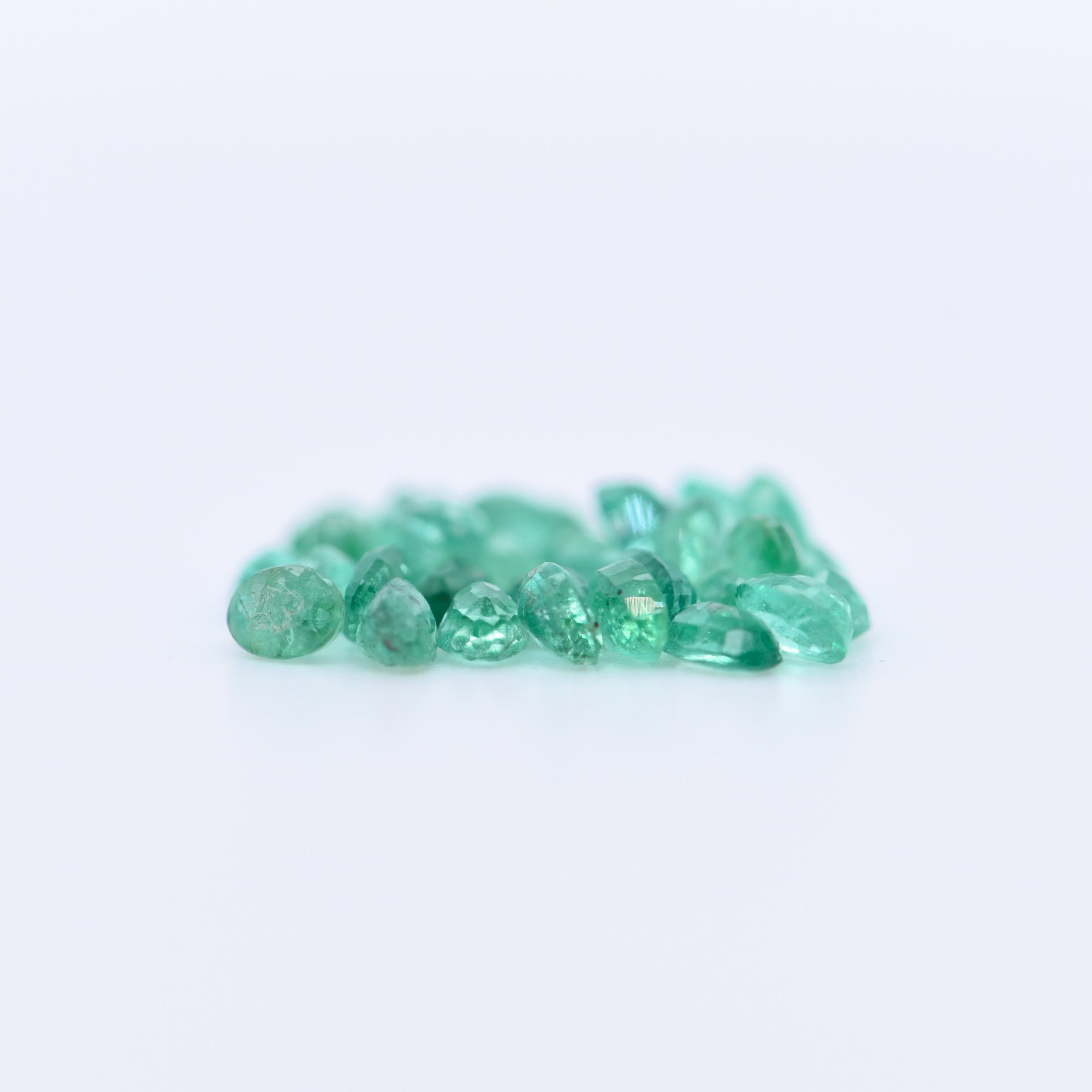 3x2 Oval Faceted Emeralds