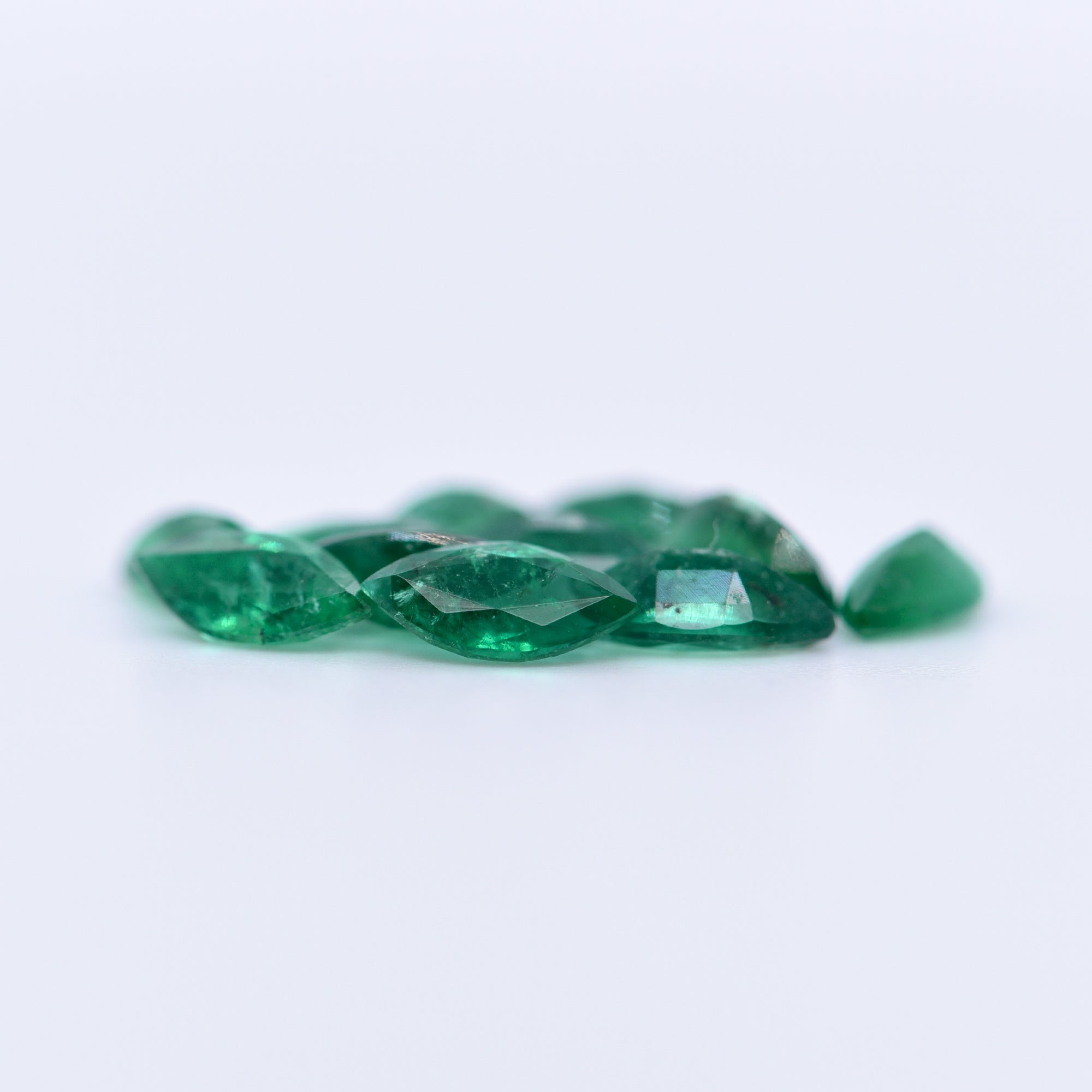 6x3 Marquise Faceted Emeralds