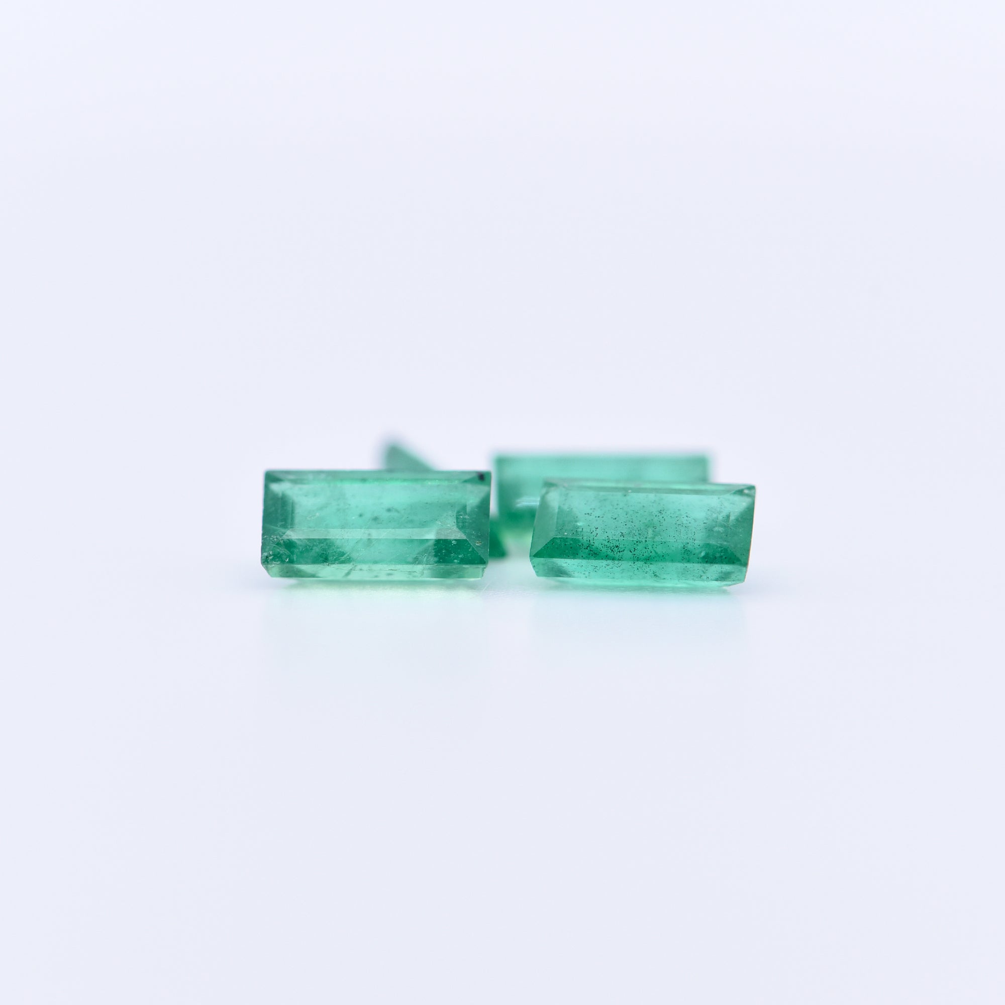 6x3 Baguette Step Cut Emeralds