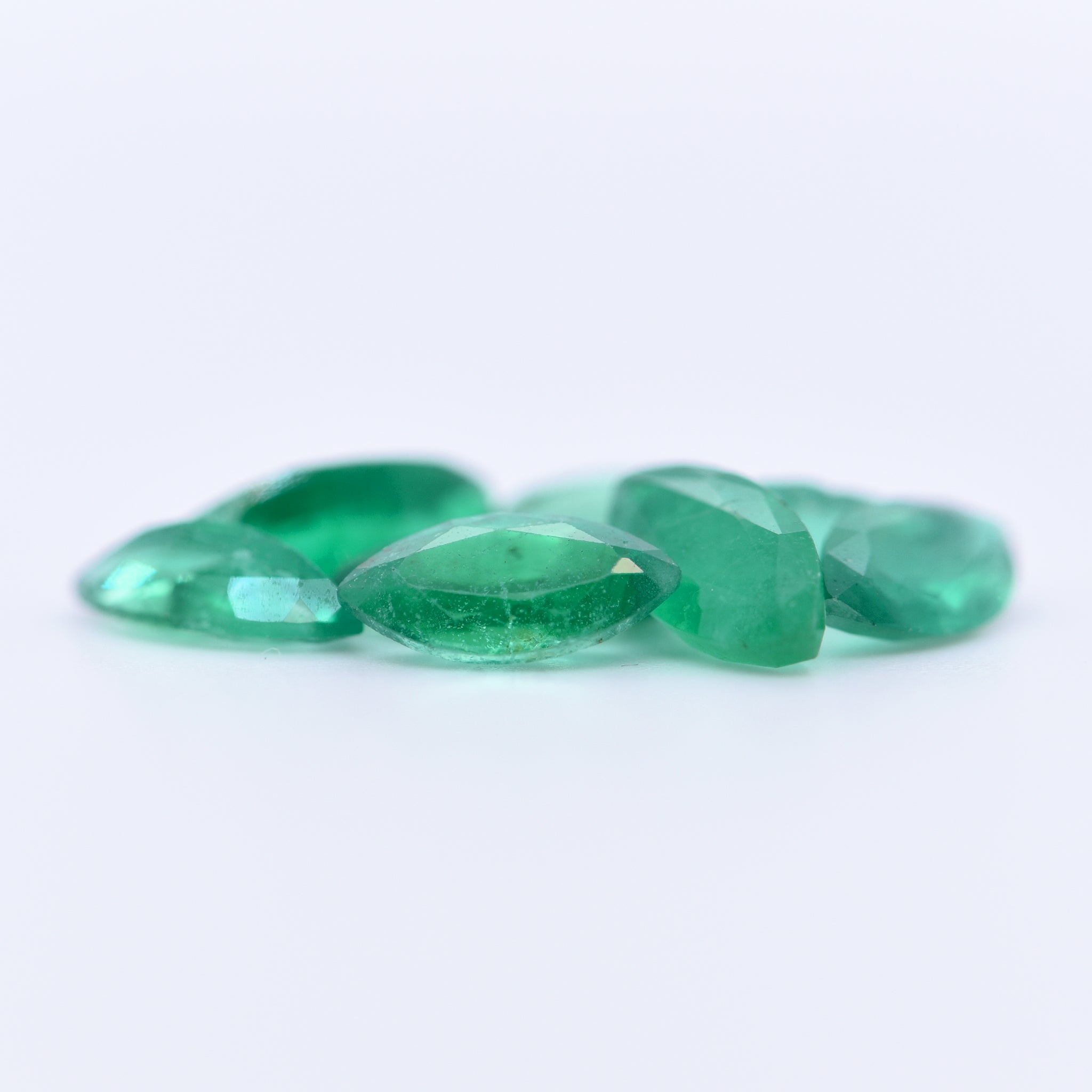 8x4 Marquise Faceted Emeralds