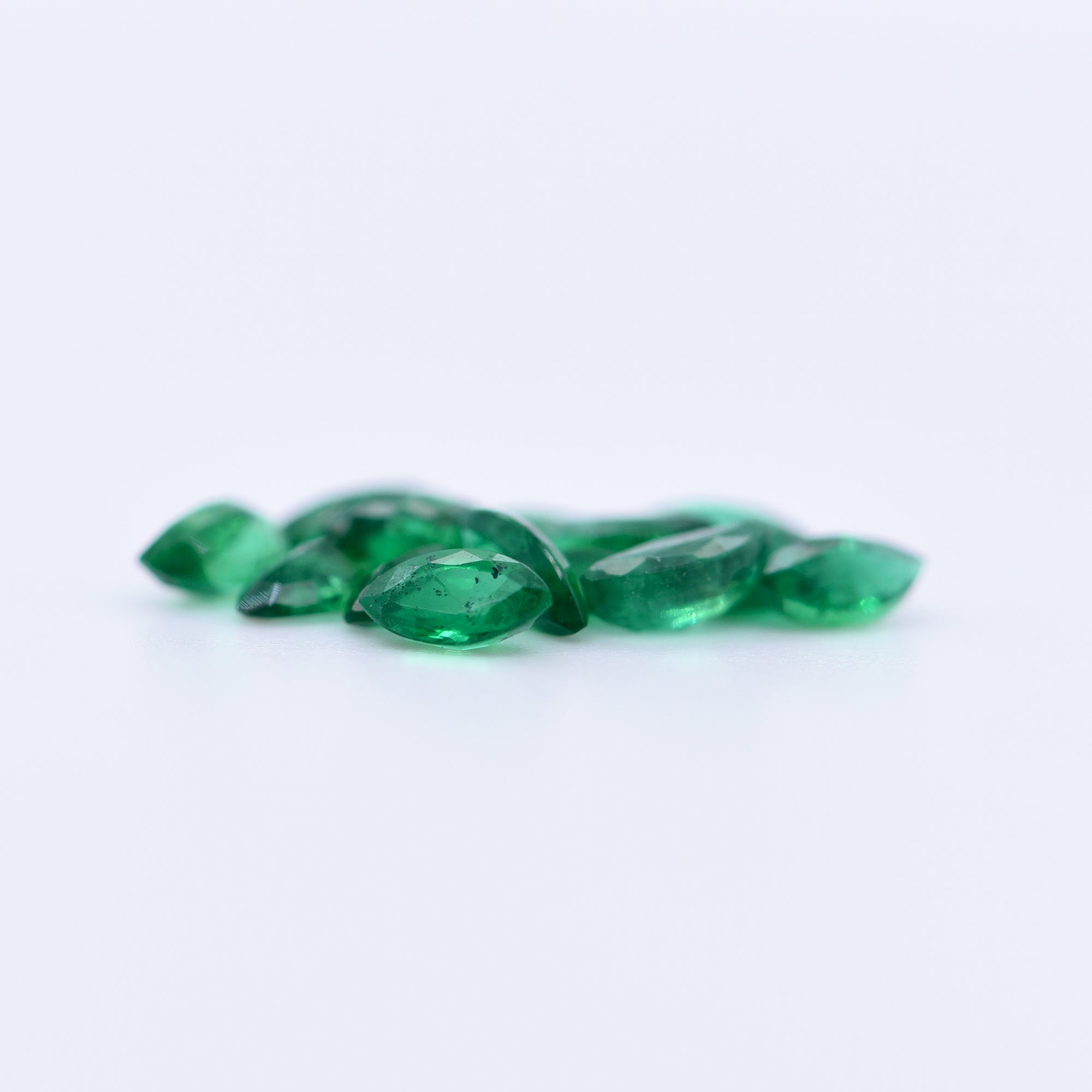 4x2 Marquise Faceted Emeralds