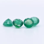 5.5mm Round Faceted Emeralds