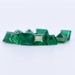 3.5x3.5 Square Step Cut Emeralds