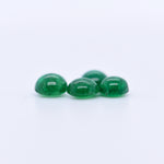 6mm Round Cabochon Emeralds