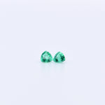 2.5x2.5 Trillion Faceted Emeralds