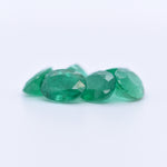 8x6 Oval Faceted Emeralds