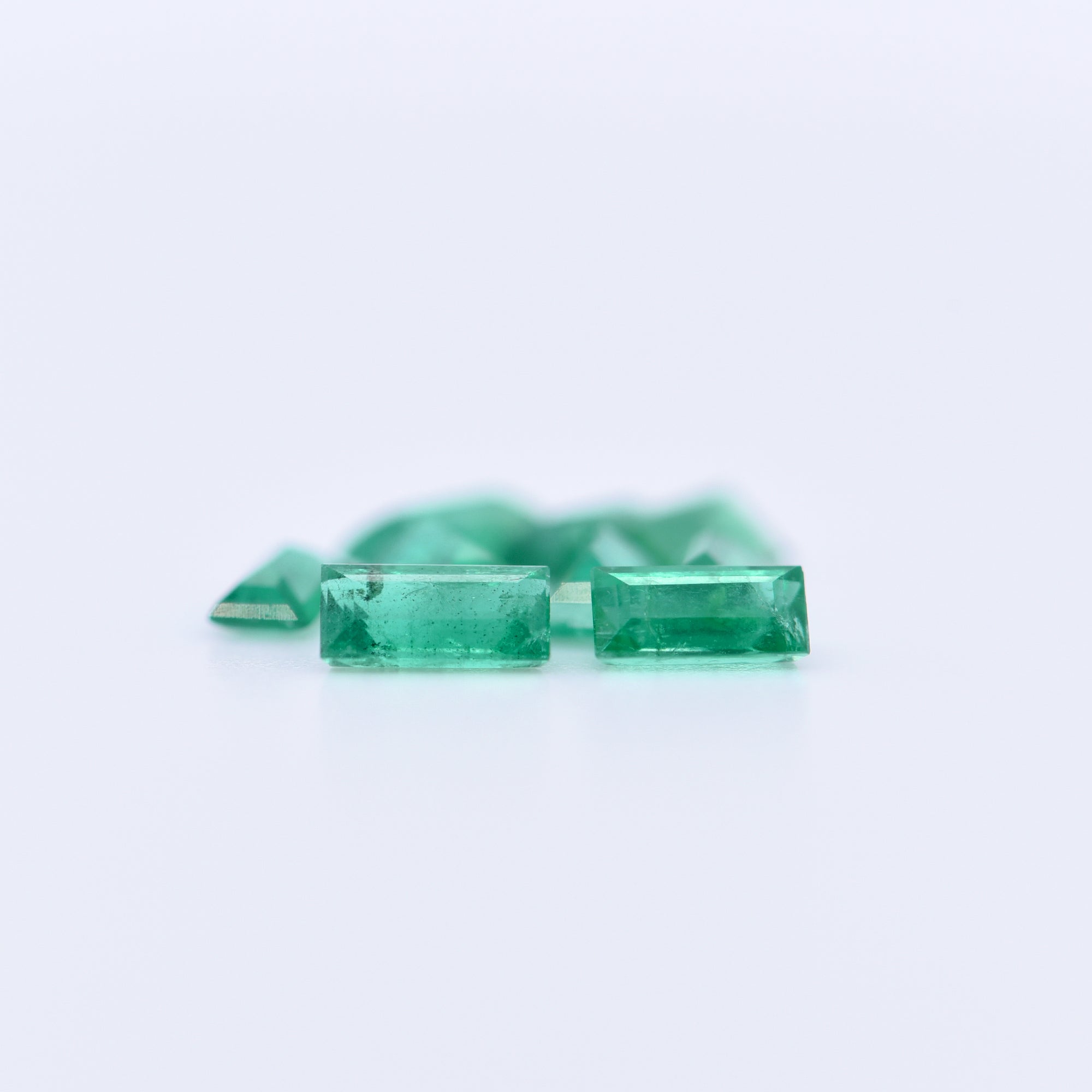 5x3 Baguette Step Cut Emeralds