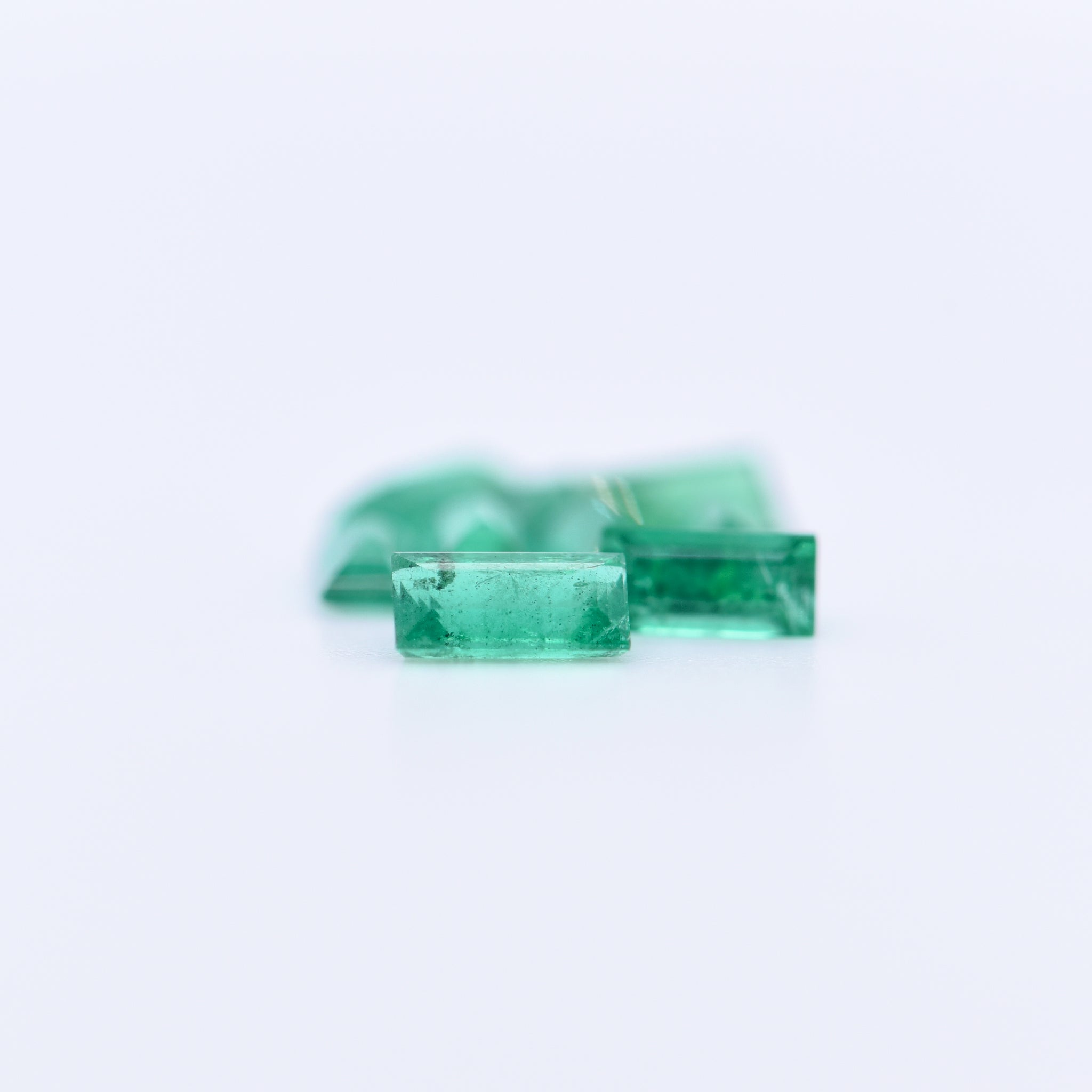 5x3 Baguette Step Cut Emeralds