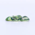 6x4 Oval Faceted Green Sapphires