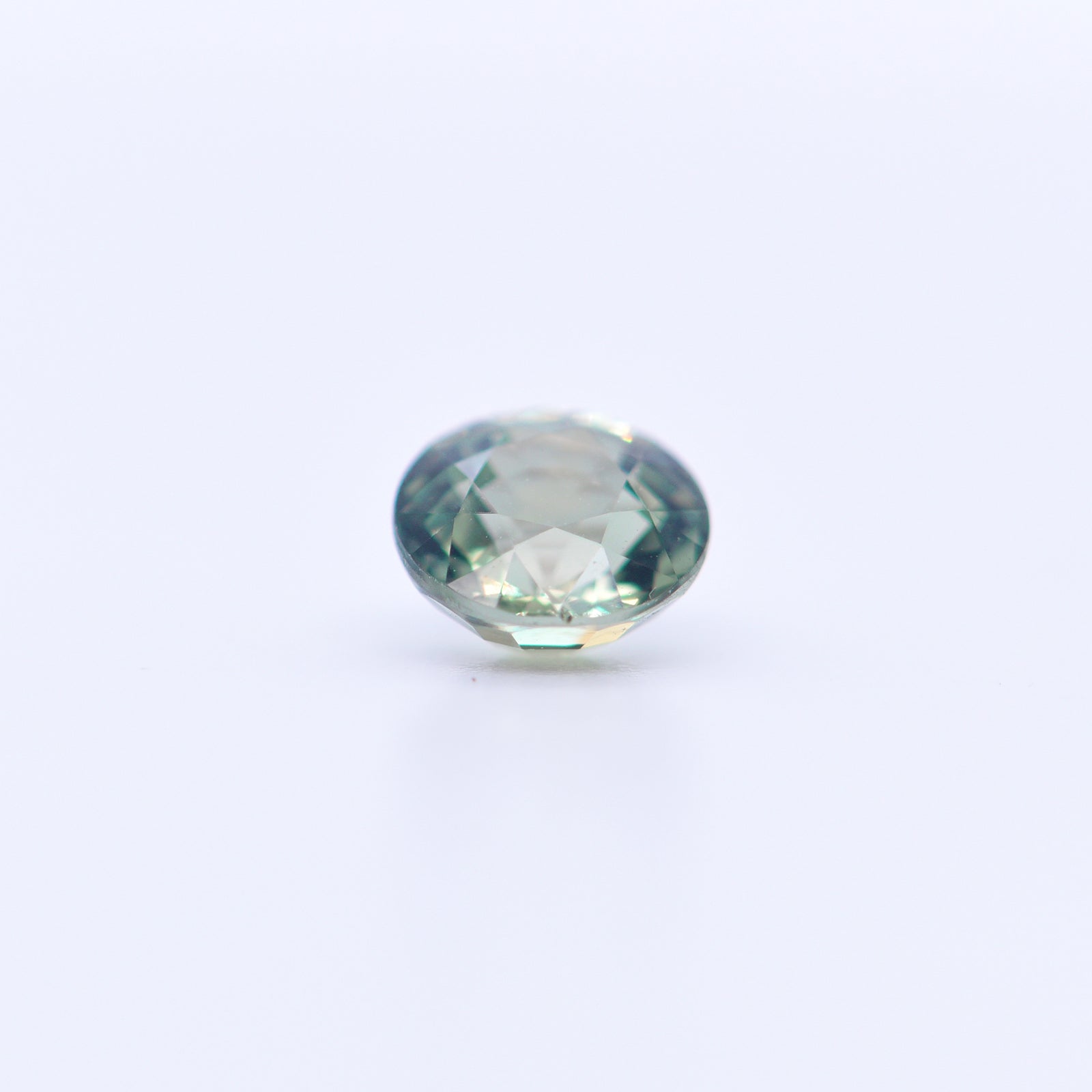 6mm Round Faceted Green Sapphires