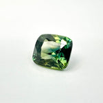 1.07cts 5.8x5mm Cushion Shaped Faceted Green Sapphire