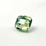 1.26cts 5.3x5.5mm Cushion Shaped Faceted Teal-Green Sapphire