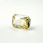 1.24cts 7.2x5.2mm Octagon Cut Faceted Champagne-Yellow Sapphire