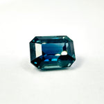 1.65cts 7x5.3mm Octagon Cut Faceted Blue-Teal Sapphire
