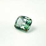 1.05ct 5.8x4.8mm Cushion Cut Faceted Teal Sapphire