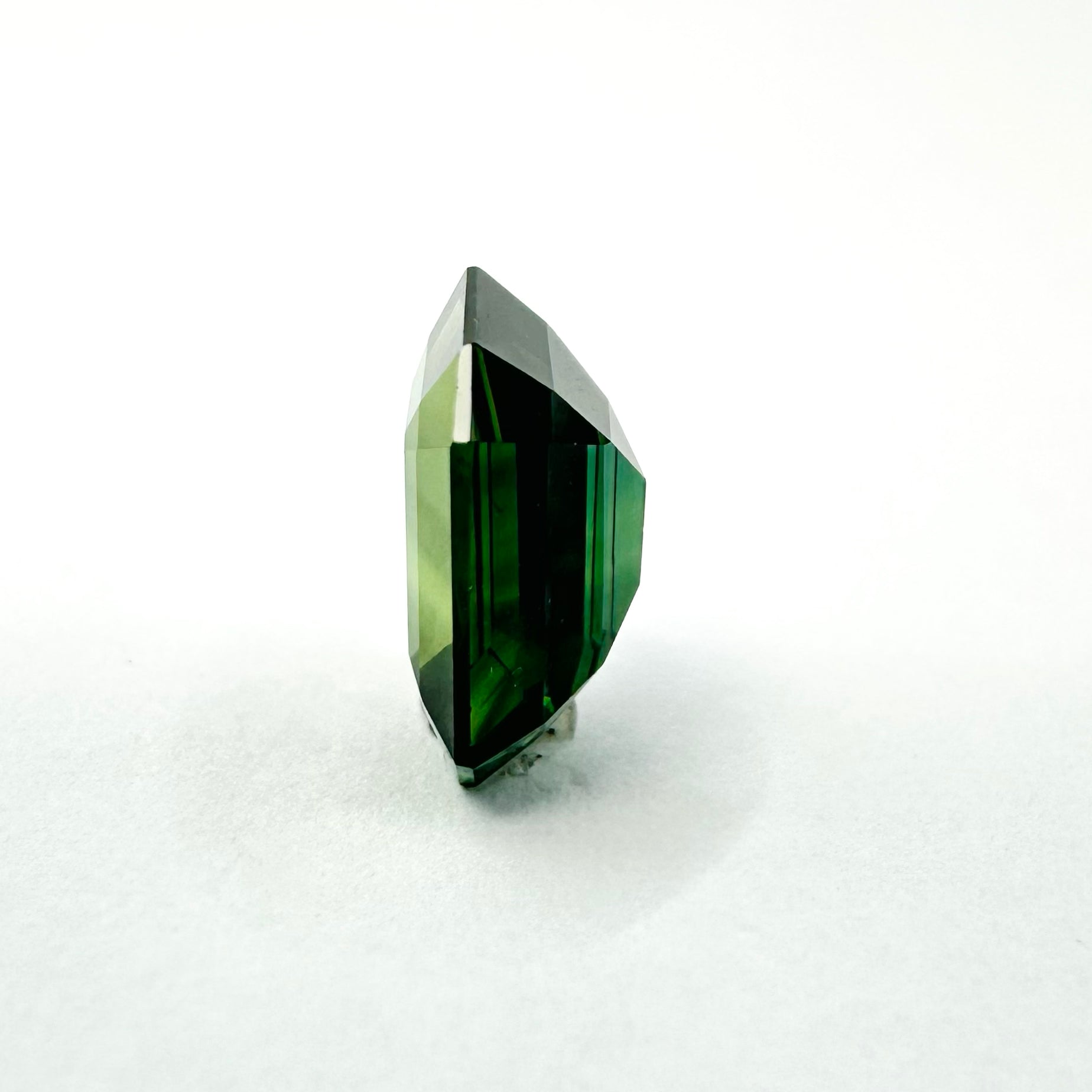 2.08cts 8x6.3mm Octagon Cut Faceted Green-Teal Sapphire