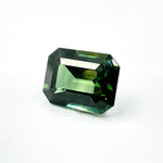 2.08cts 8x6.3mm Octagon Cut Faceted Green-Teal Sapphire