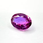 1.53cts 7.5x5.5mm Oval Faceted Pink-Purple Sapphire