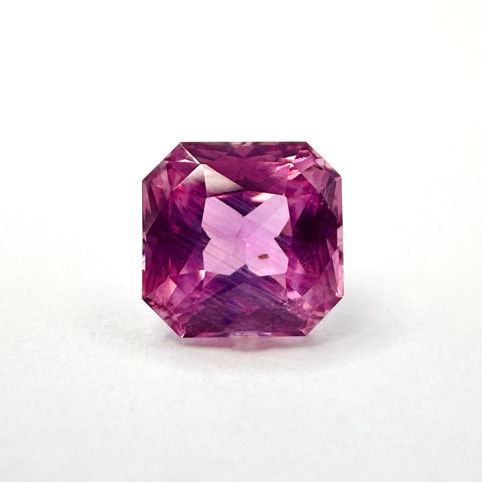 1.10cts 5.8x5.6mm Octagon Shaped Pink Sapphire