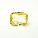 1.24cts 6.7x5.2mm Octagon Shaped Yellow Sapphire