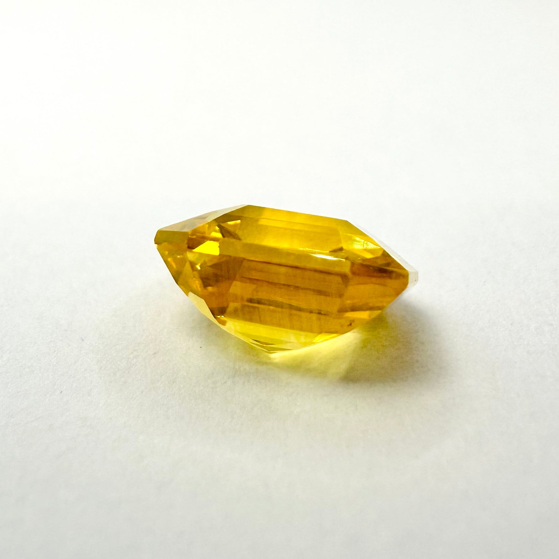 1.7cts 6.8x6.3mm Octagon Shaped Yellow Sapphire